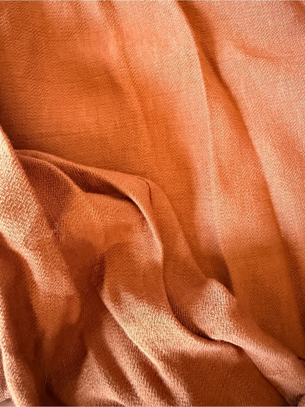 Rust Single-Button Lightweight Blazer Jacket - Picture 5 of 7